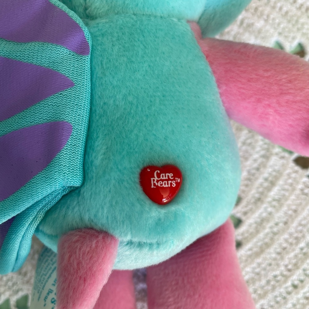 Care bear plush stuffed animal Hopeful Heart bear. 10” - Picture 7 of 8